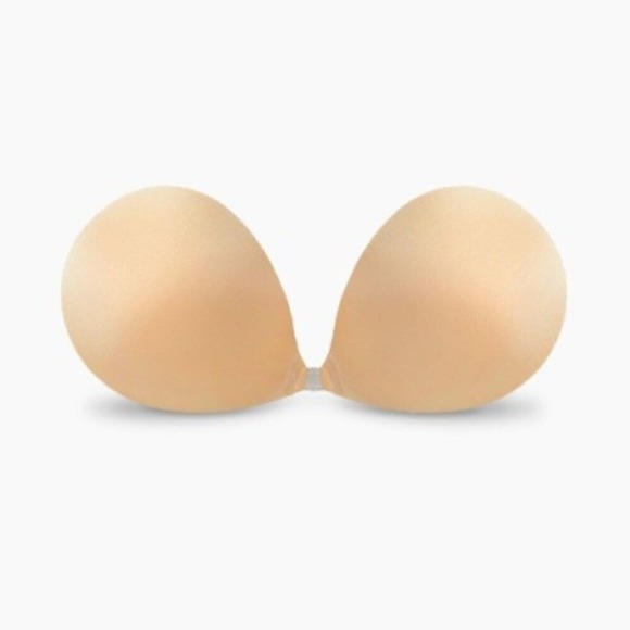 NuBra Adhesive Seamless Push Up Bra FAIR C Molded Pads Backless Strapless Formal - Picture 2 of 3